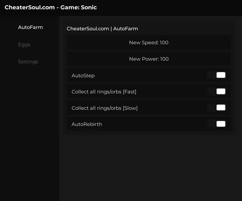 Sonic Speed Simulator Script No Key- Inf Coins, Inf Exp, Auto Rebirth