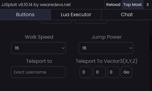 JJsploit Interface Latest Version