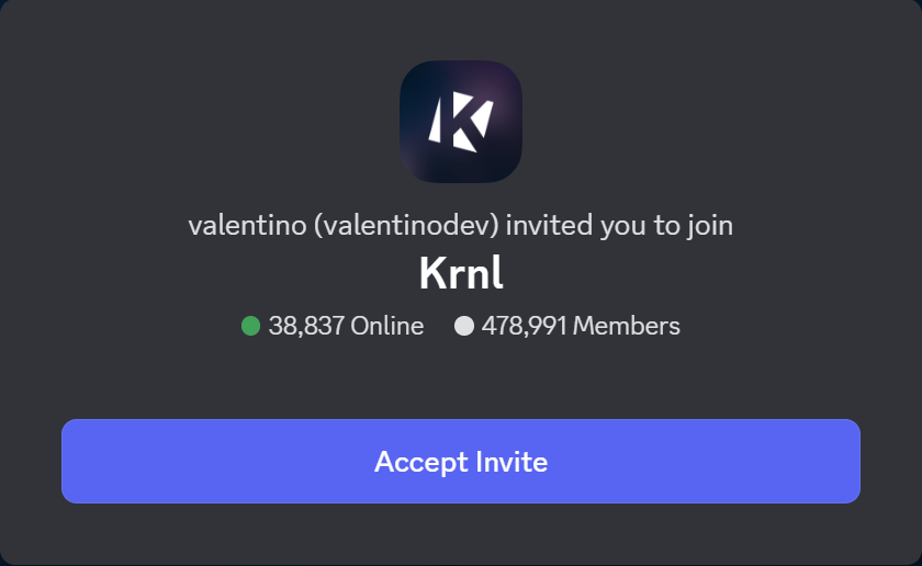Official Krnl Discord Server