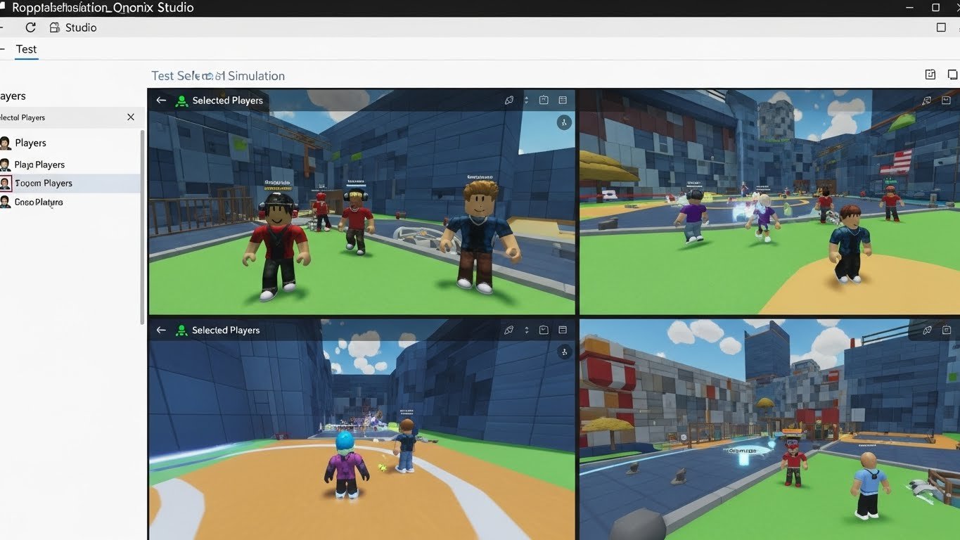 How to play with multiple players on Roblox Studio