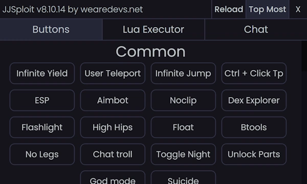 JJsploit Interface Latest Version for Android