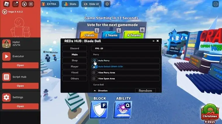 Vega X Executor Interface