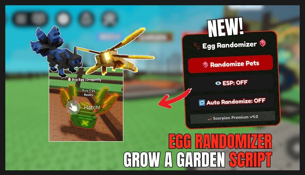 Egg Randomizer Script Grow a Garden Roblox