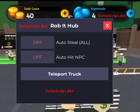 Rob it Hub - Keyless